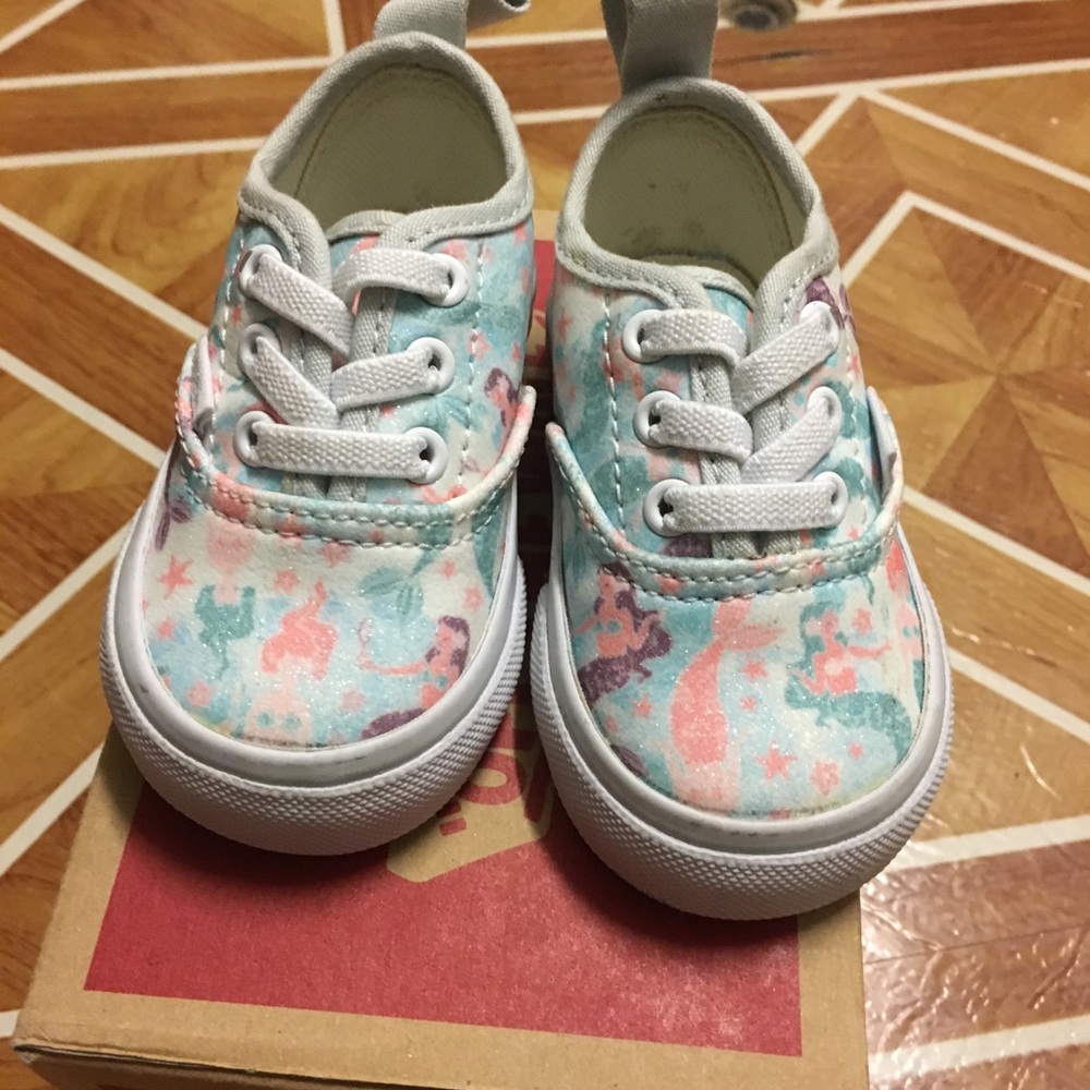 Mermaid Glitter Vans